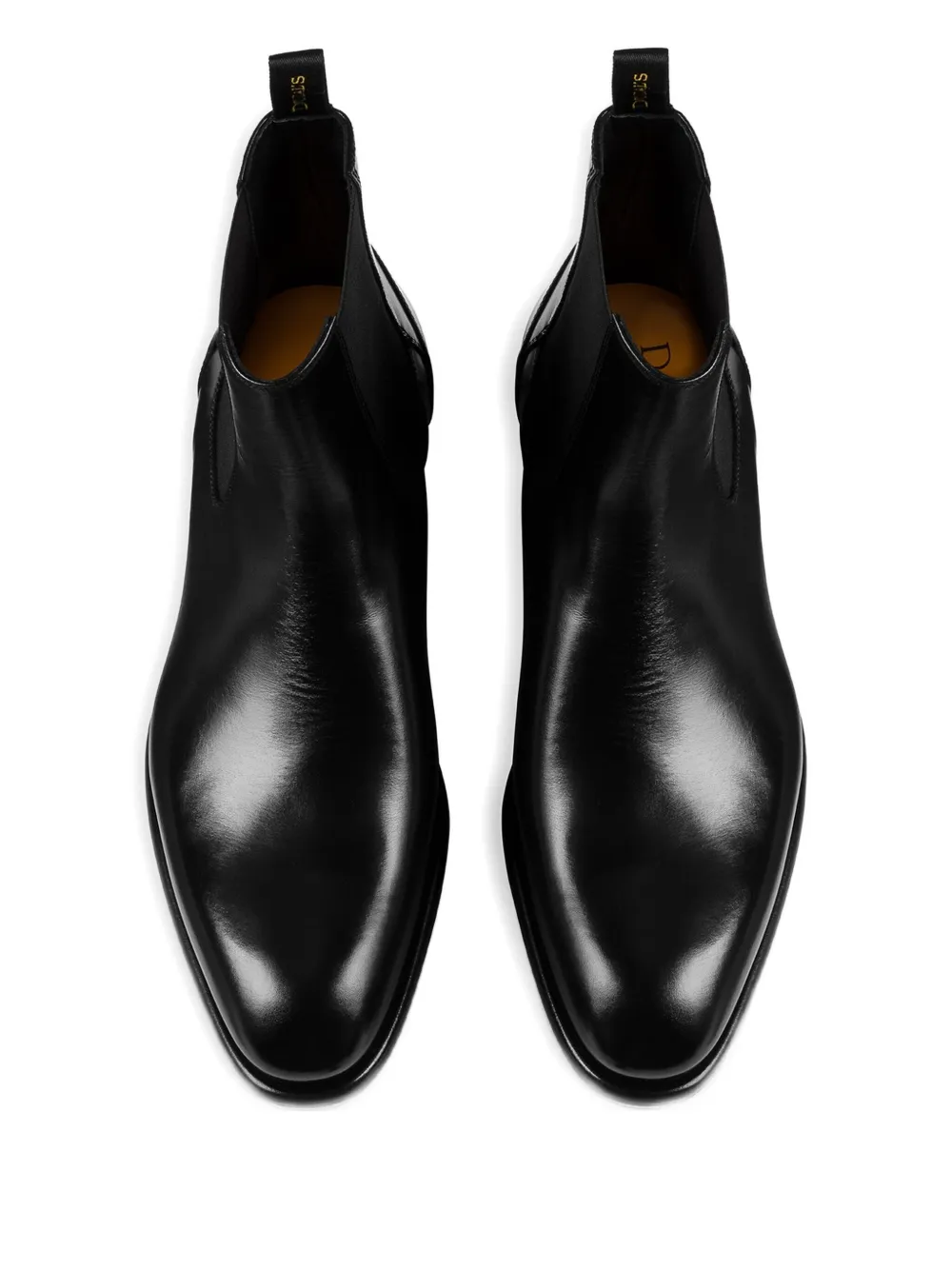 Doucal's leather chelsea boots Black