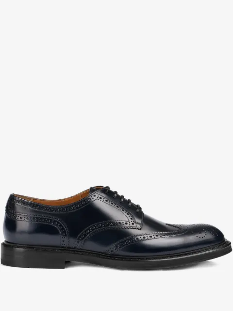 Doucal's mocassins en cuir à lacets
