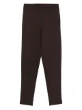 TWINSET front-crease straight trousers - Black