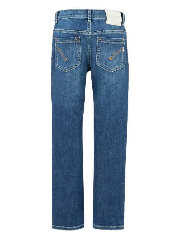 DONDUP KIDS button-detail Jeans Blue FARFETCH ID