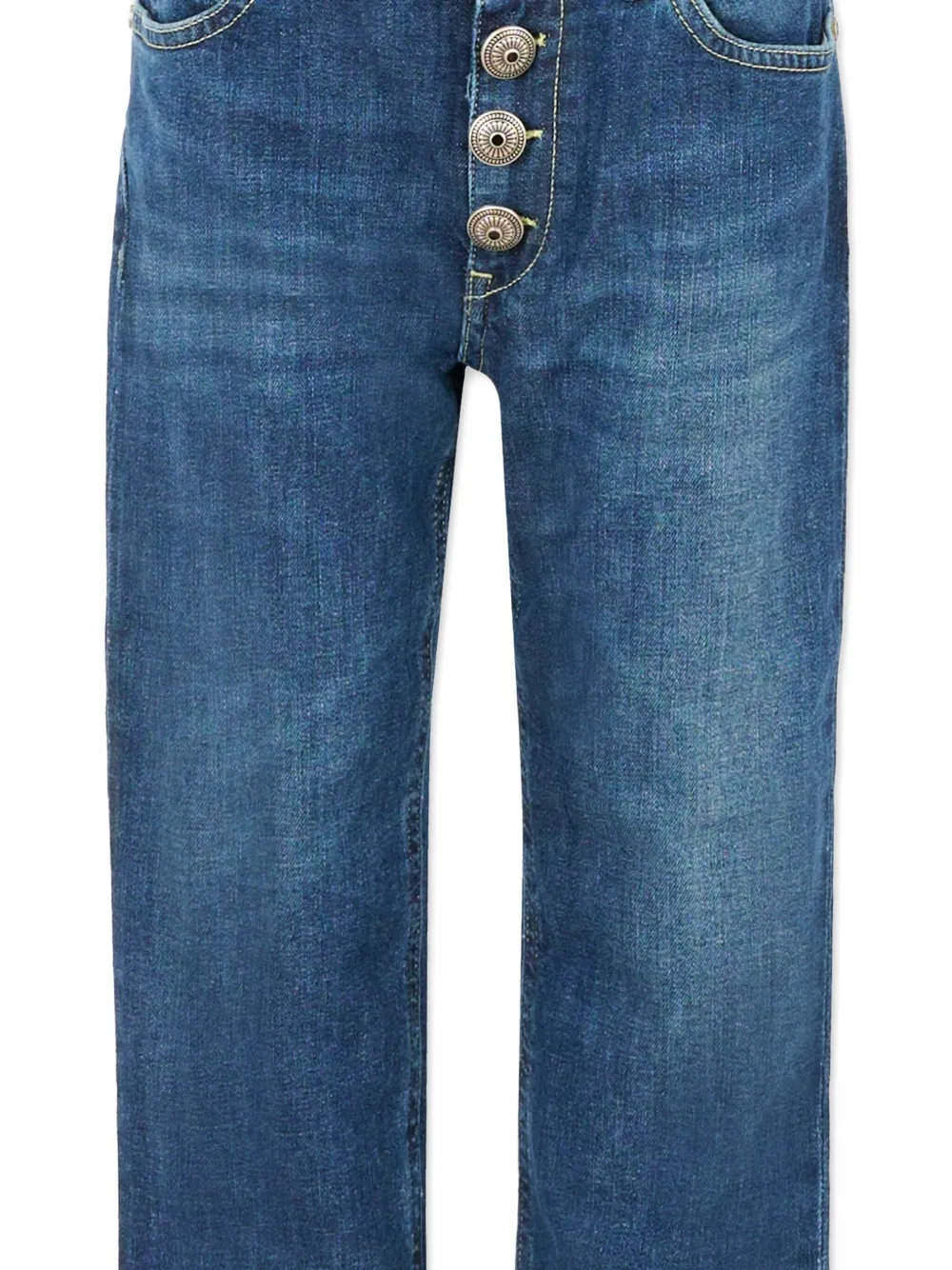 DONDUP KIDS button-detail jeans Blauw