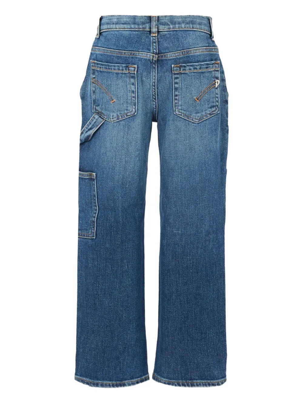 DONDUP KIDS button-detail jeans Blauw