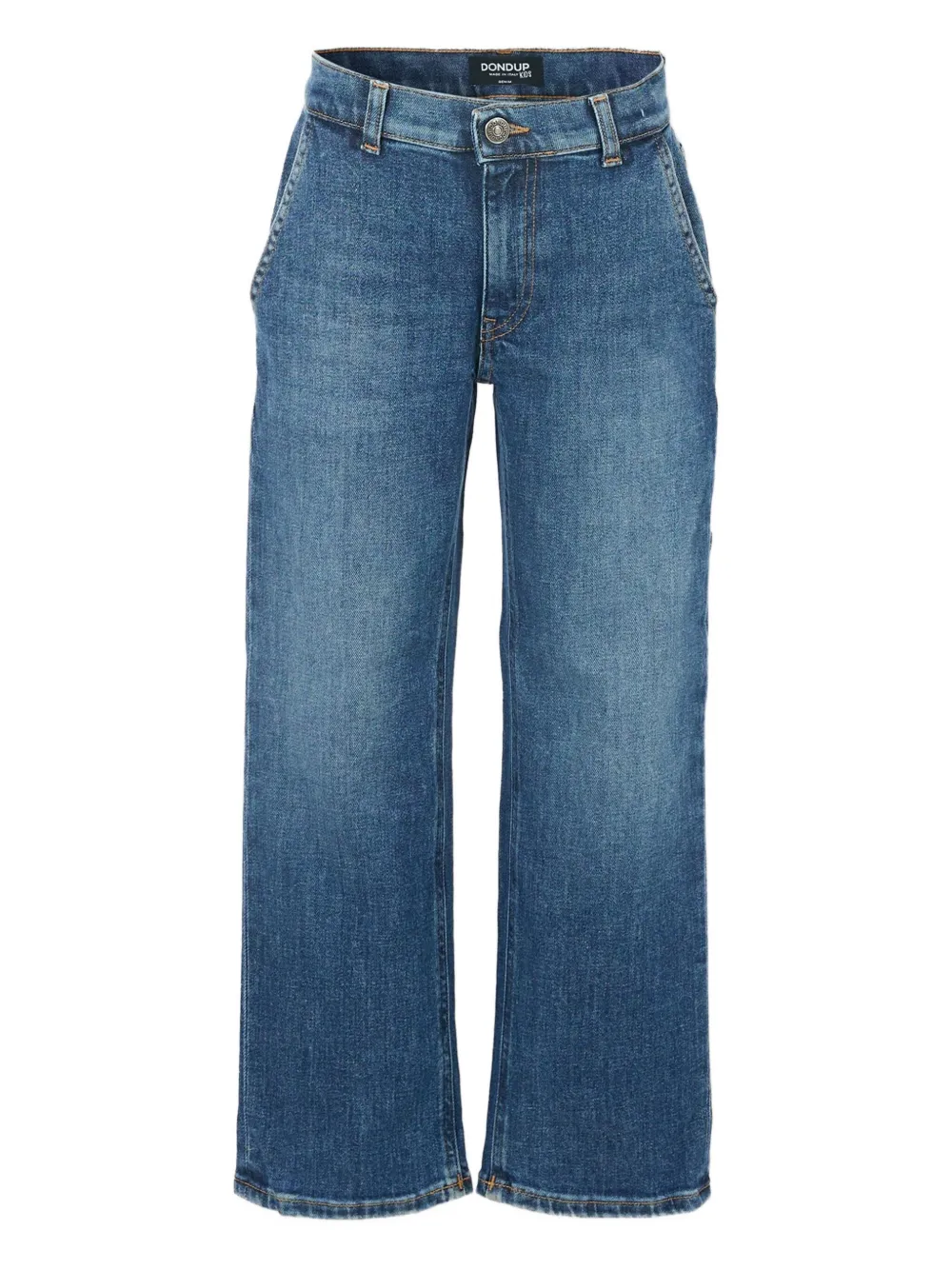 DONDUP KIDS button-detail jeans Blauw