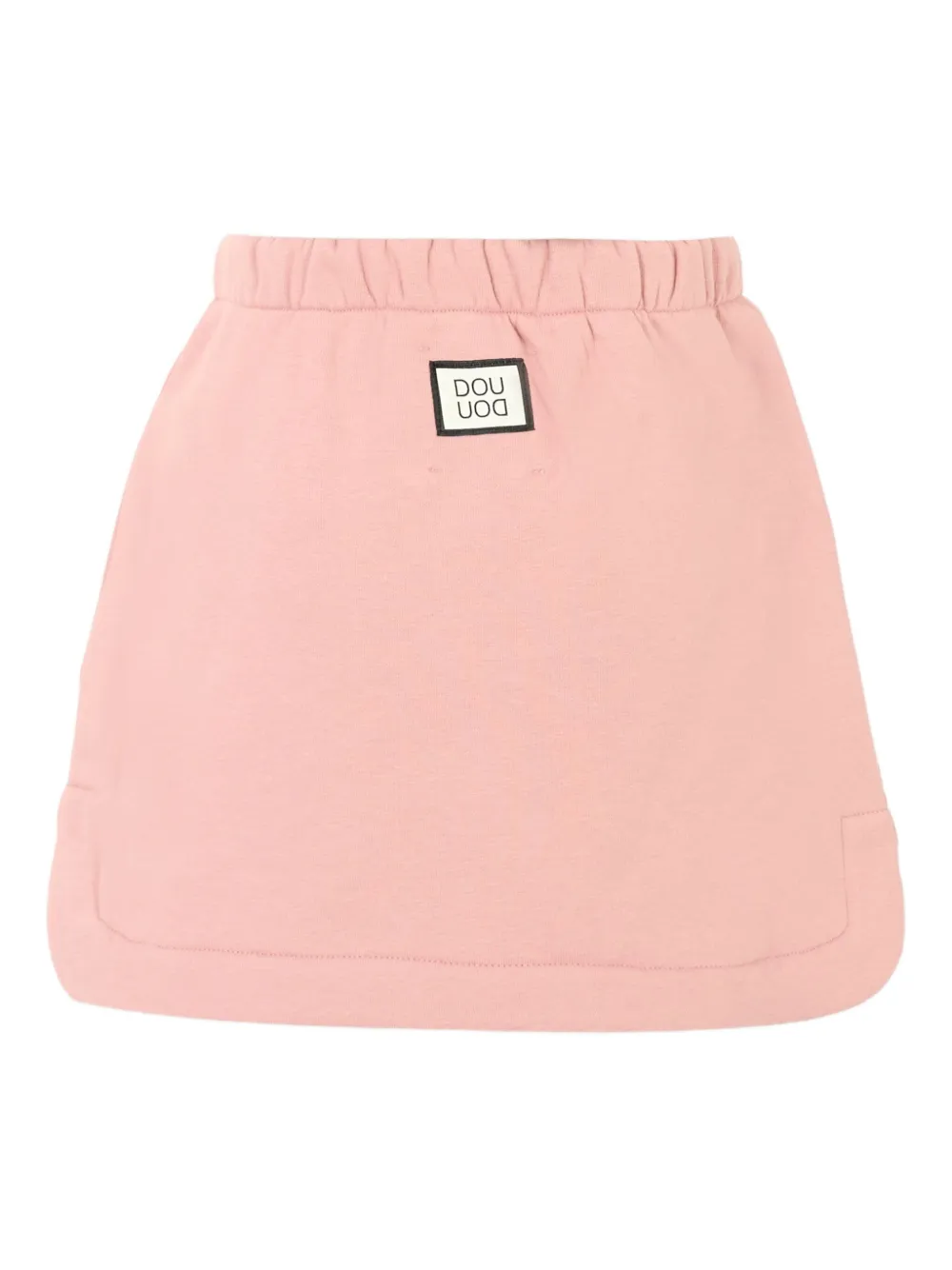 Douuod Kids elastic-waistband cotton skirt Roze