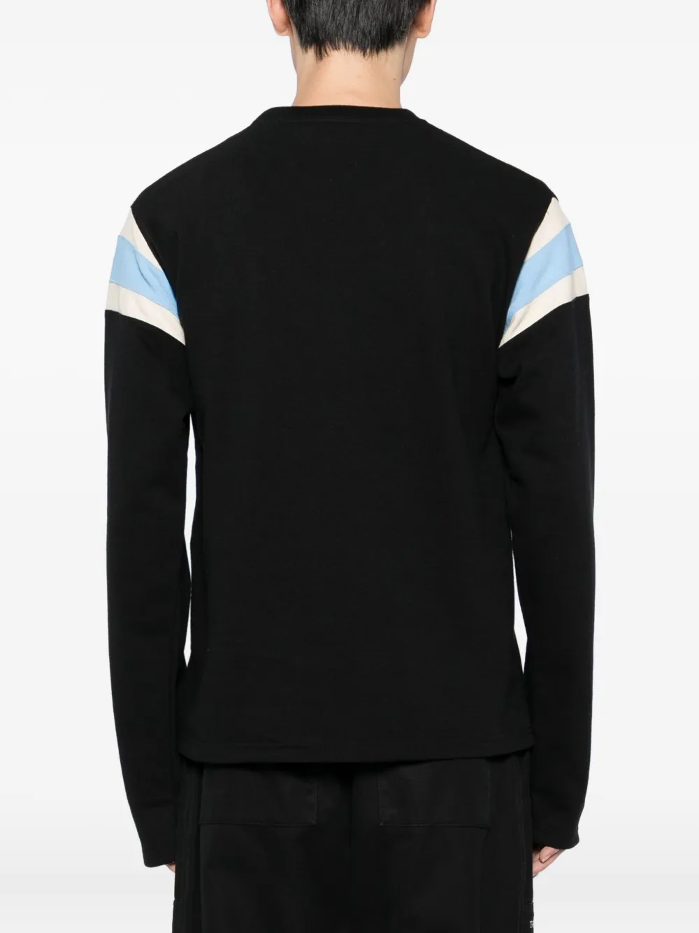 Alexander McQueen Sweater met geborduurd logo Zwart