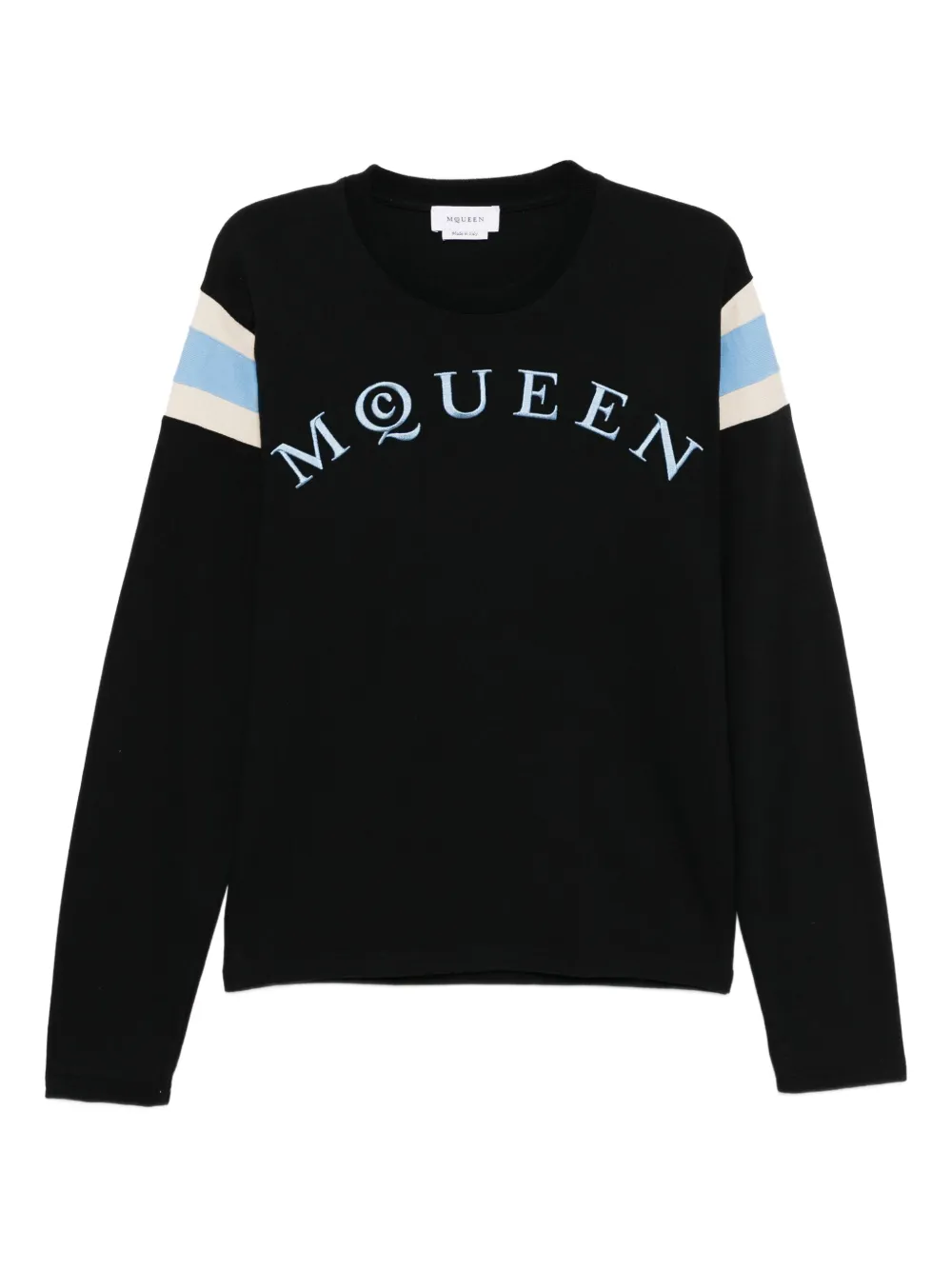 Alexander McQueen logo-embroidered sweatshirt | Black | Image 1