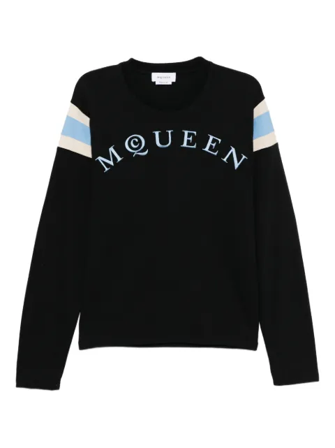 Alexander McQueen logo-embroidered sweatshirt