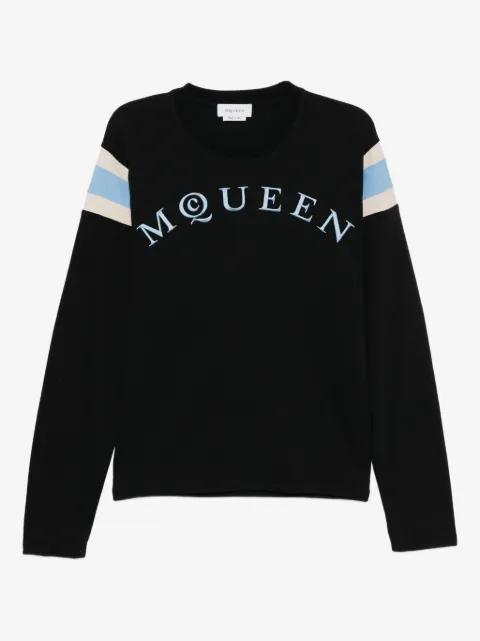 Alexander McQueen logo-embroidered sweatshirt
