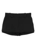 Vestiaire d'un Oiseau Libre layered wool shorts - Black
