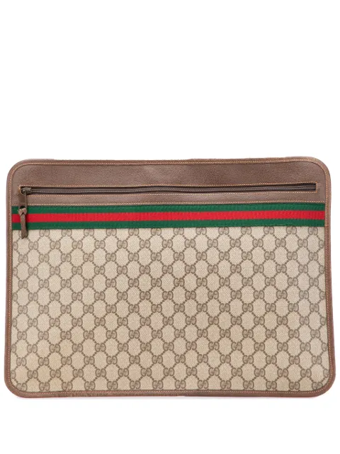 Gucci Pre-Owned 20th Century GG Supreme Web clutch bag