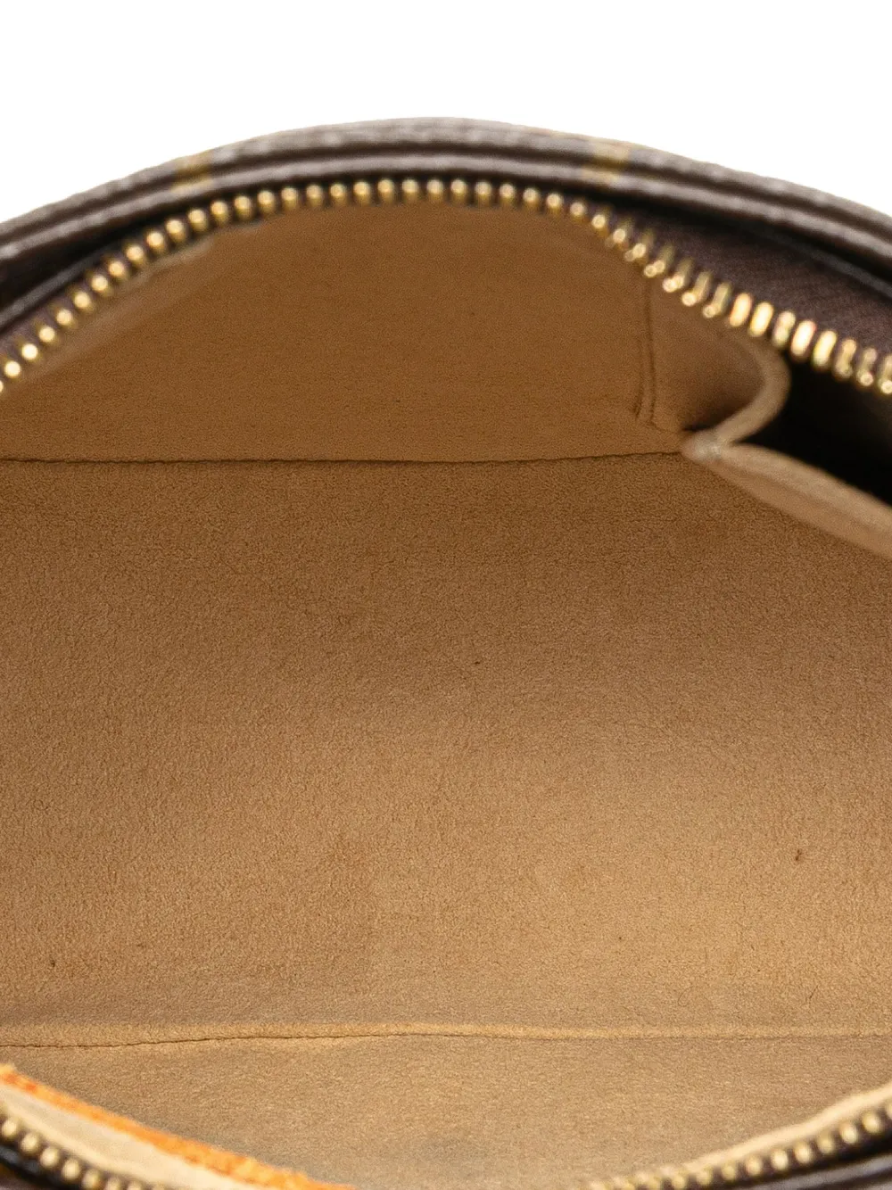 Pre-owned Louis Vuitton 2001 Monogram Looping Mm Shoulder Bag In Brown