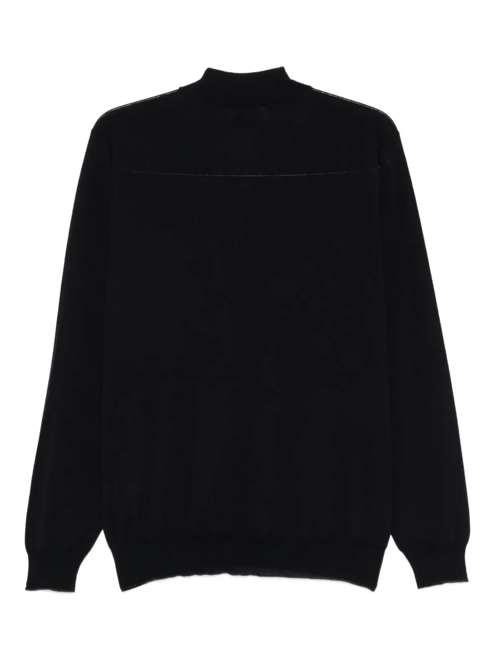 Lardini Wollen trui met opstaande hals Blauw