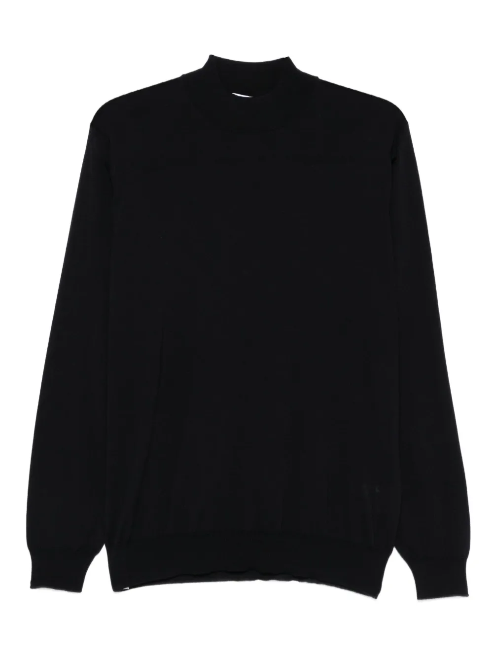 Lardini モックネック セーター - ブルー Lardini モックネック セーター - ブルー