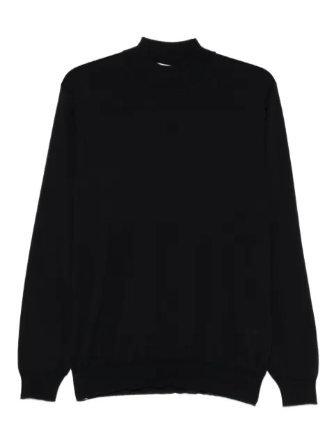 Lardini suéter con cuello falso