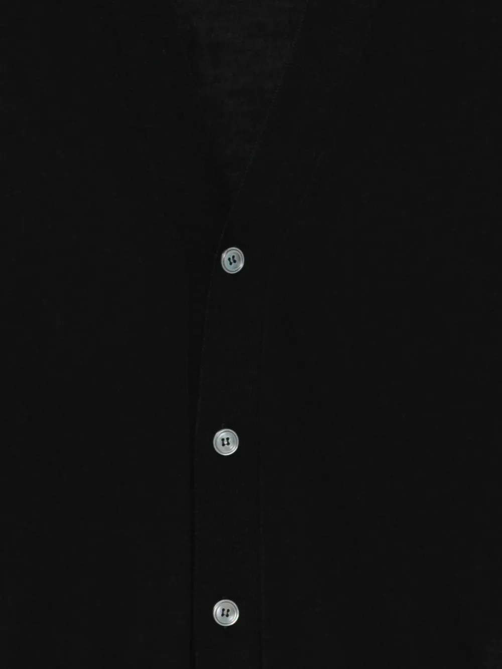Lardini Vest met knopen Zwart