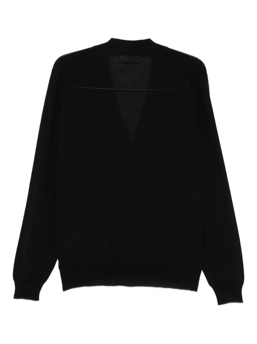 Lardini Vest met knopen Zwart