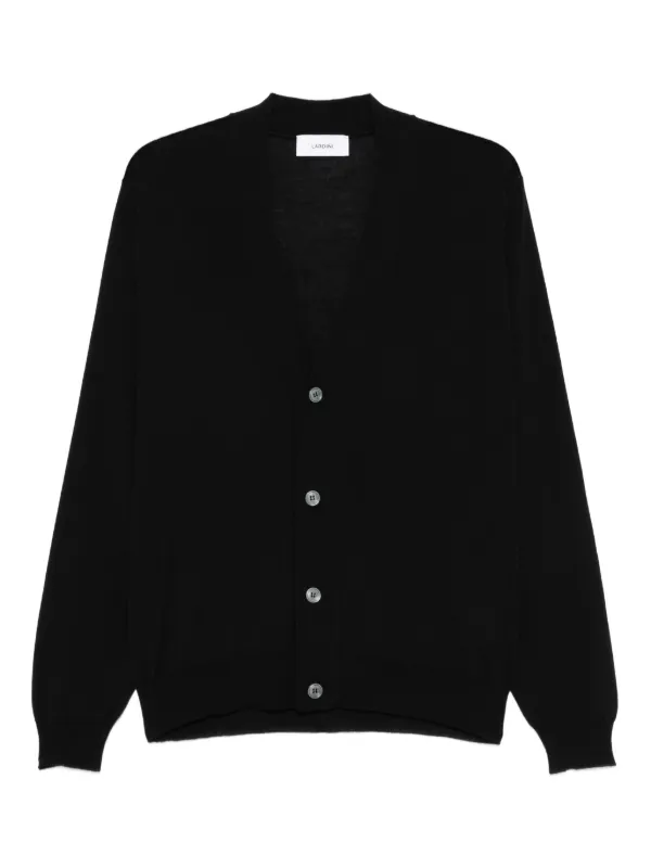 Lardini ボタン カーディガン | ブラック | FARFETCH JP