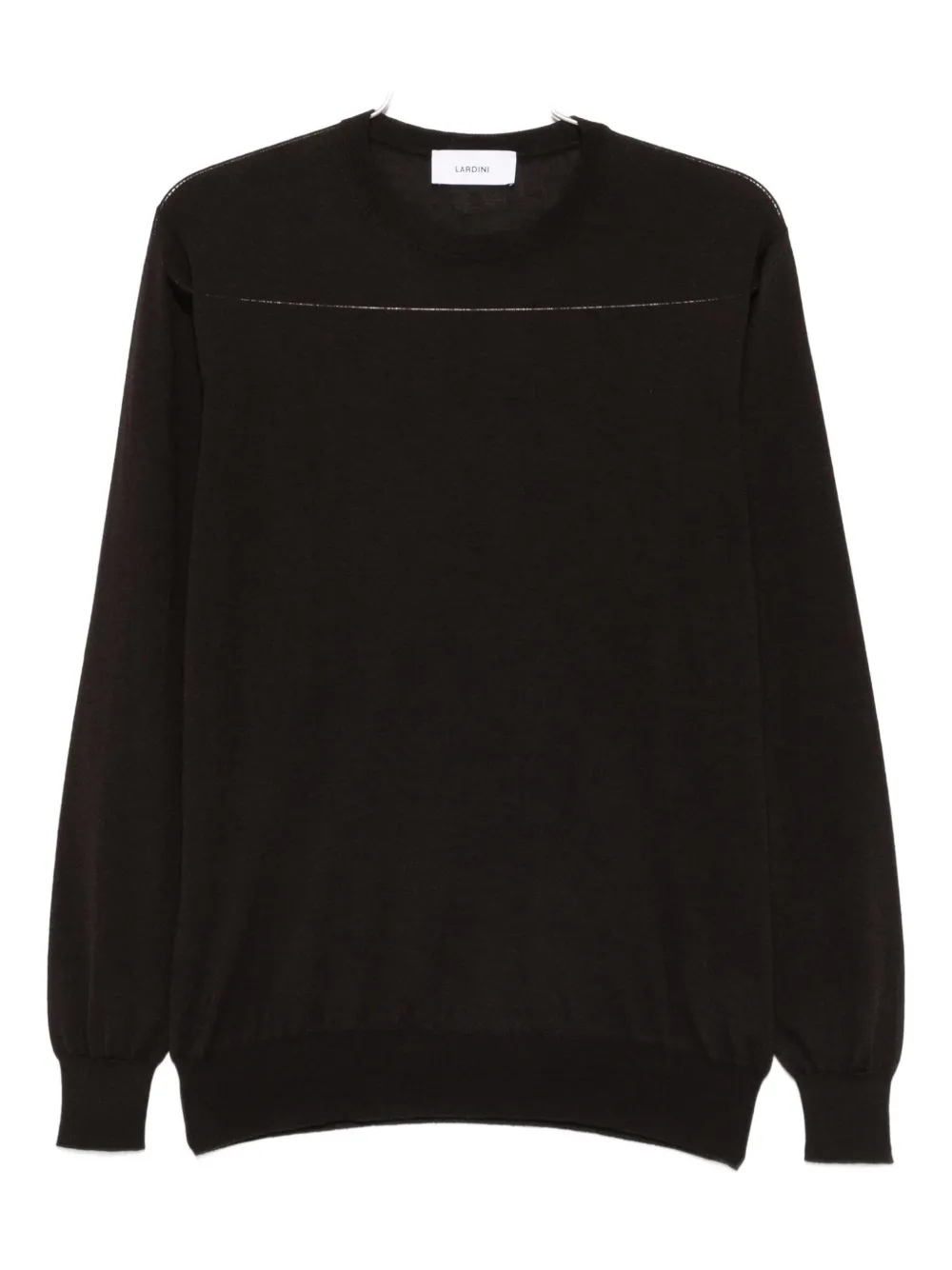 Lardini Sweater met ronde hals Bruin