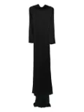 Giuseppe Di Morabito cowl-neck high-low maxi dress - Black