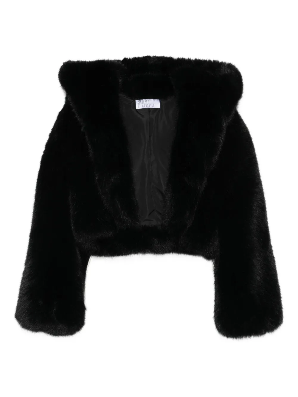 Giuseppe Di Morabito hooded faux-fur jacket | Black | Image 1