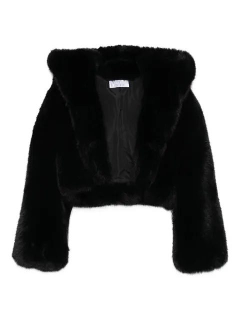Giuseppe Di Morabito hooded faux-fur jacket