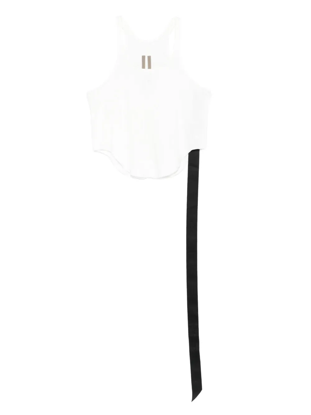 Rick Owens DRKSHDW Tanktop met gerafelde afwerking Wit