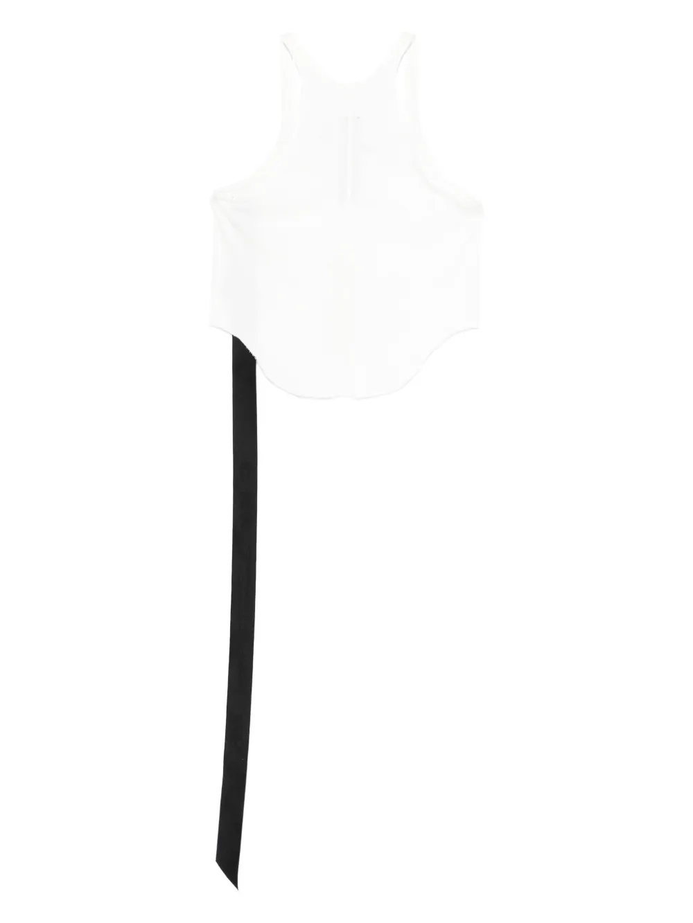 Rick Owens DRKSHDW raw-edge ribbon tank top | Vests & Tank Tops | Image 2