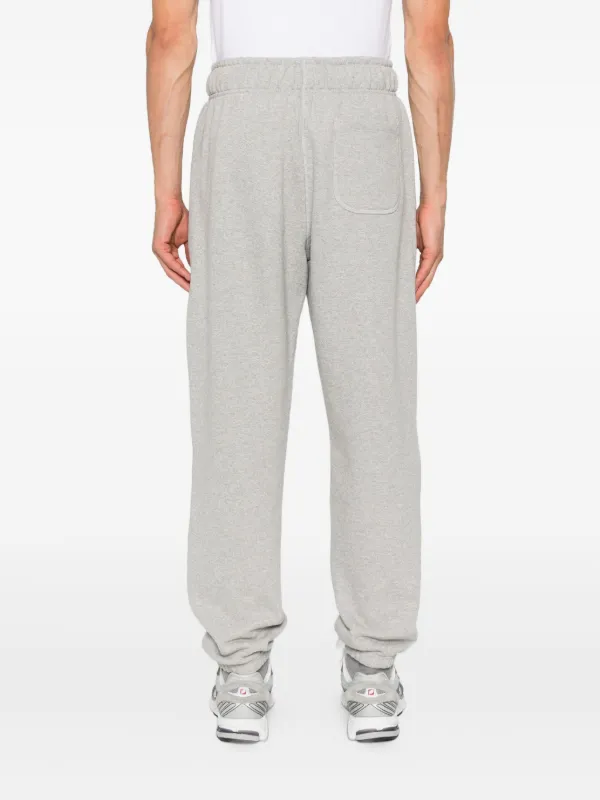 New Balance logo-embroidered Sweatpants Grey FARFETCH IN
