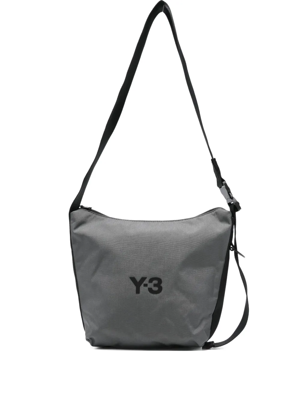 Y-3 buckle-fastening messenger bag - Grigio