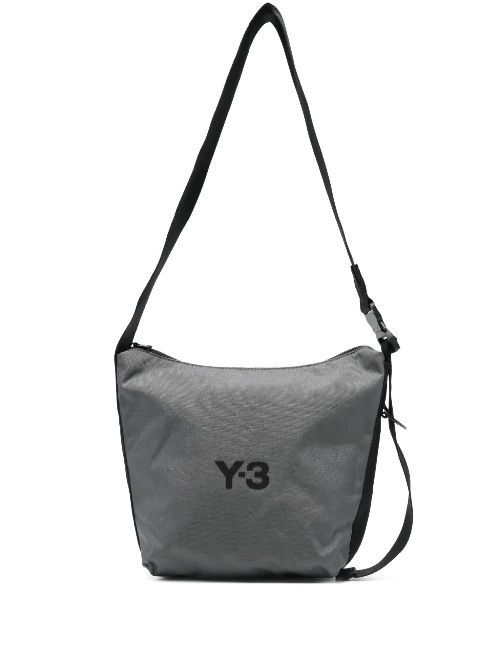 Y-3 Messengertas met gespsluiting Grijs