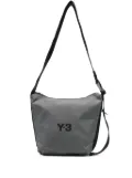 Y-3 buckle-fastening messenger bag - Grey