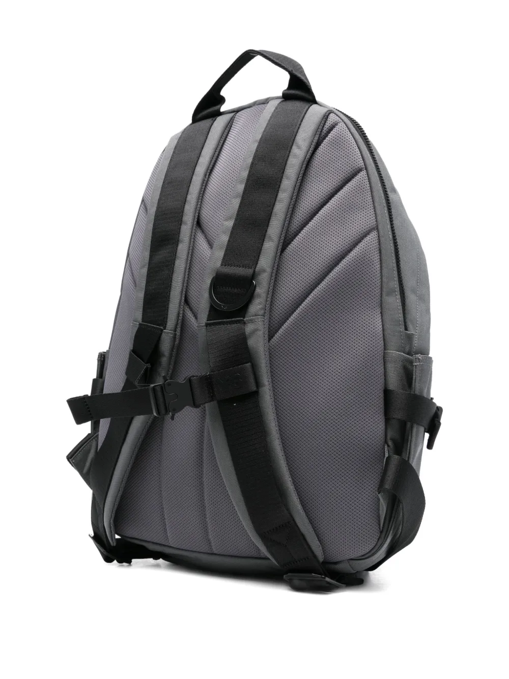 Y-3 Rugzak met logoplakkaat Grijs