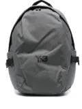 Y-3 logo-plaque backpack - Grey