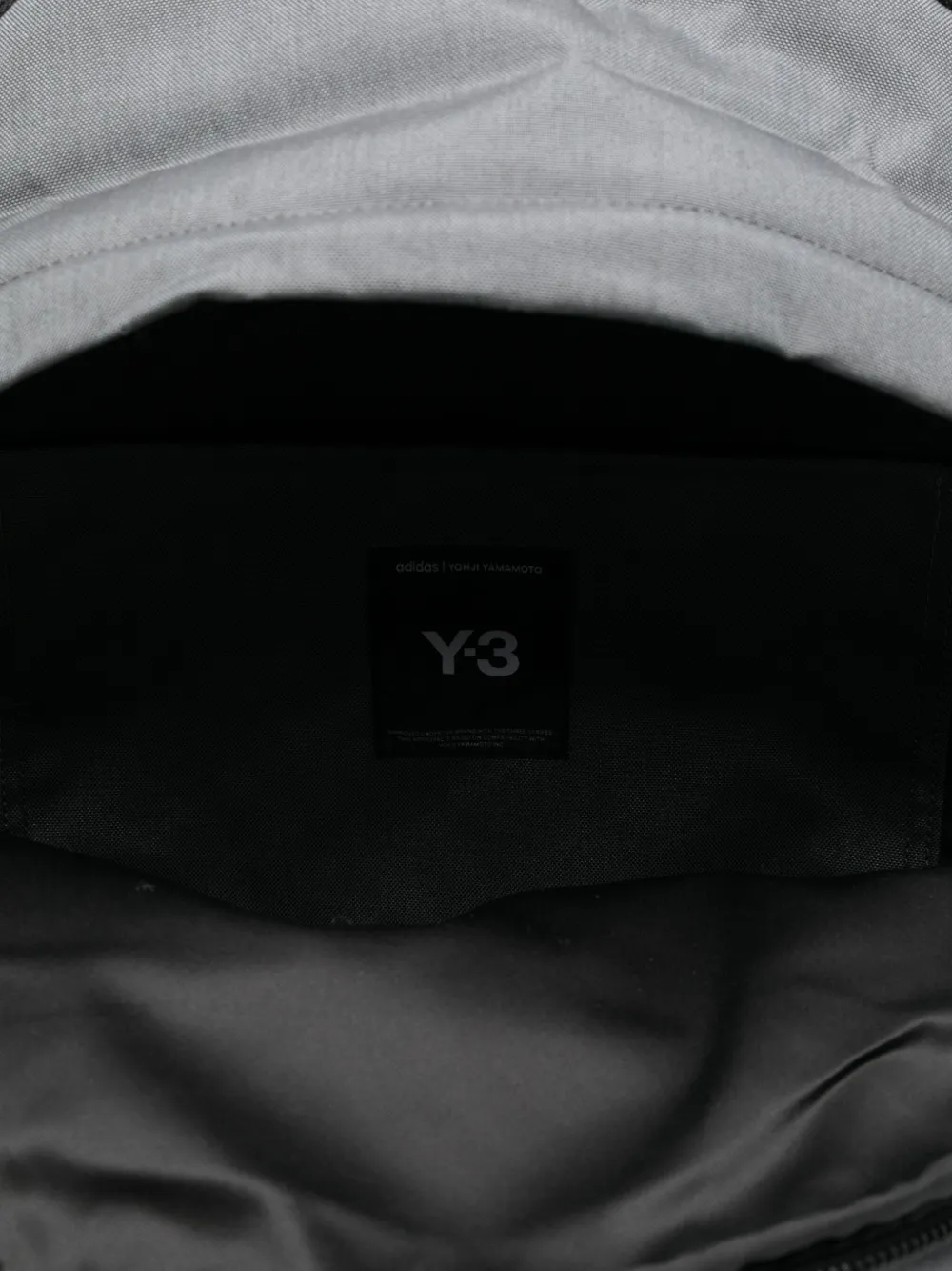 Y-3 Rugzak met logoplakkaat Grijs
