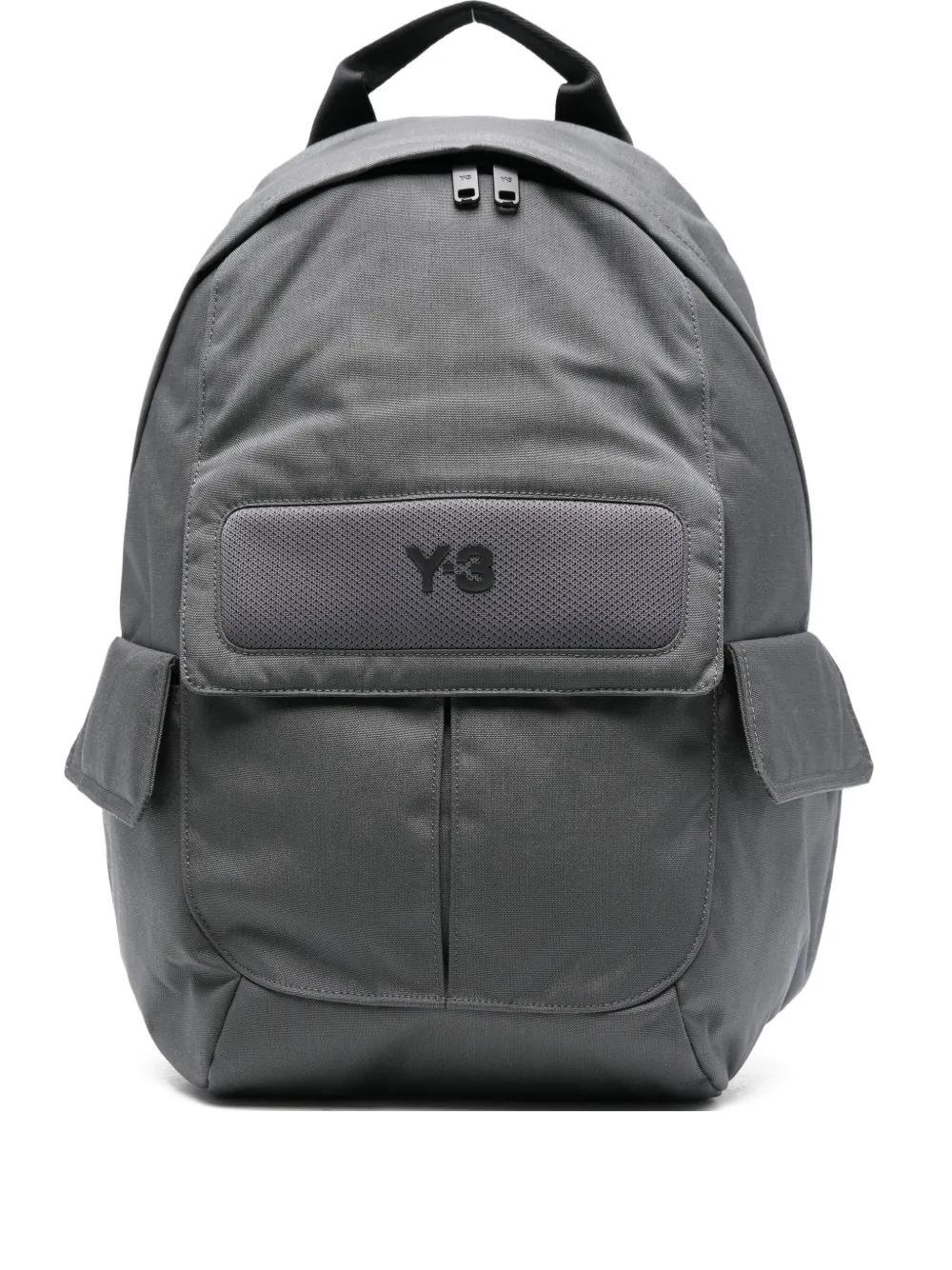Y-3 logo pocket backpack - Grigio