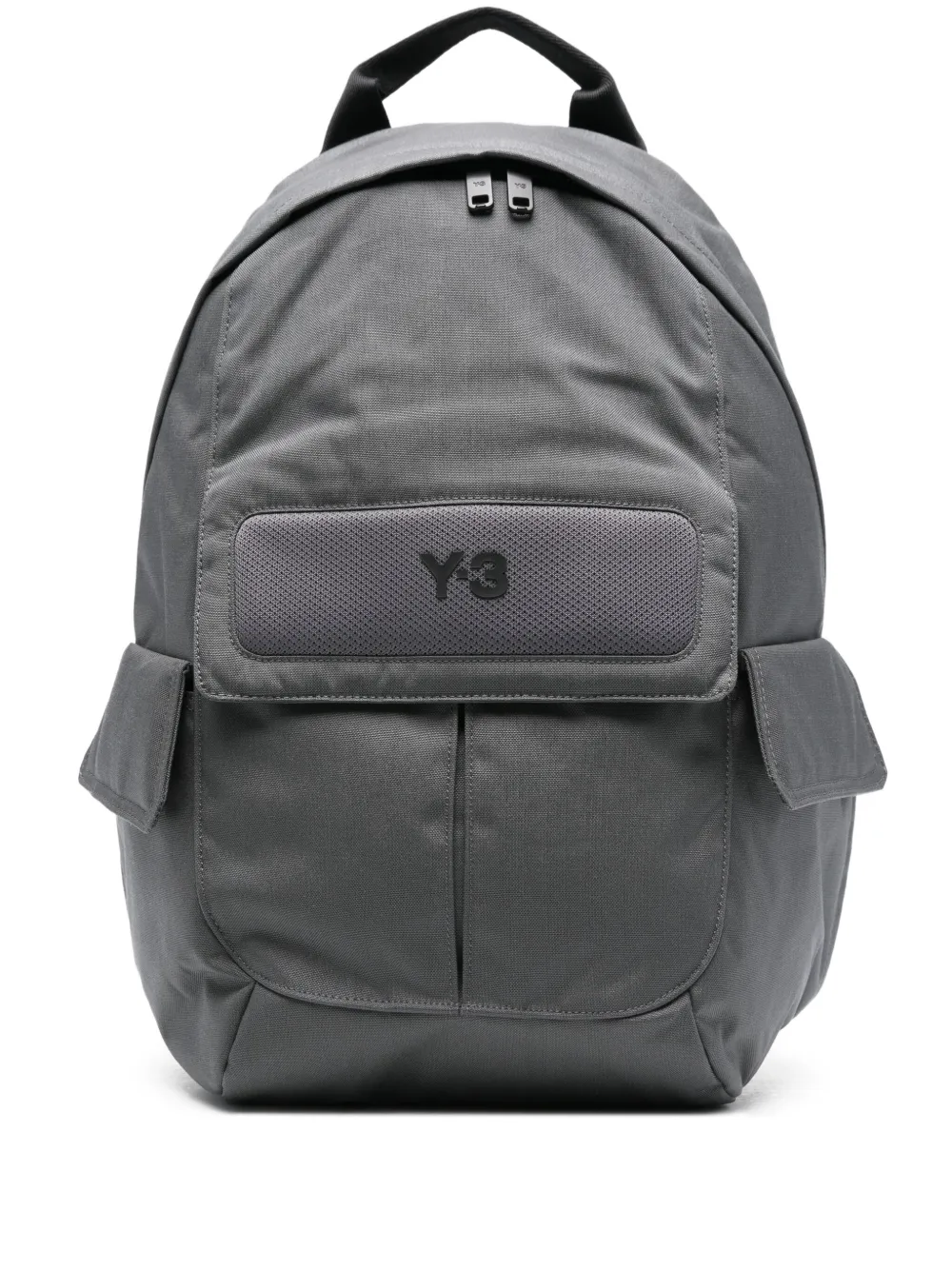 Y-3 Rugzak met zak en logo Grijs