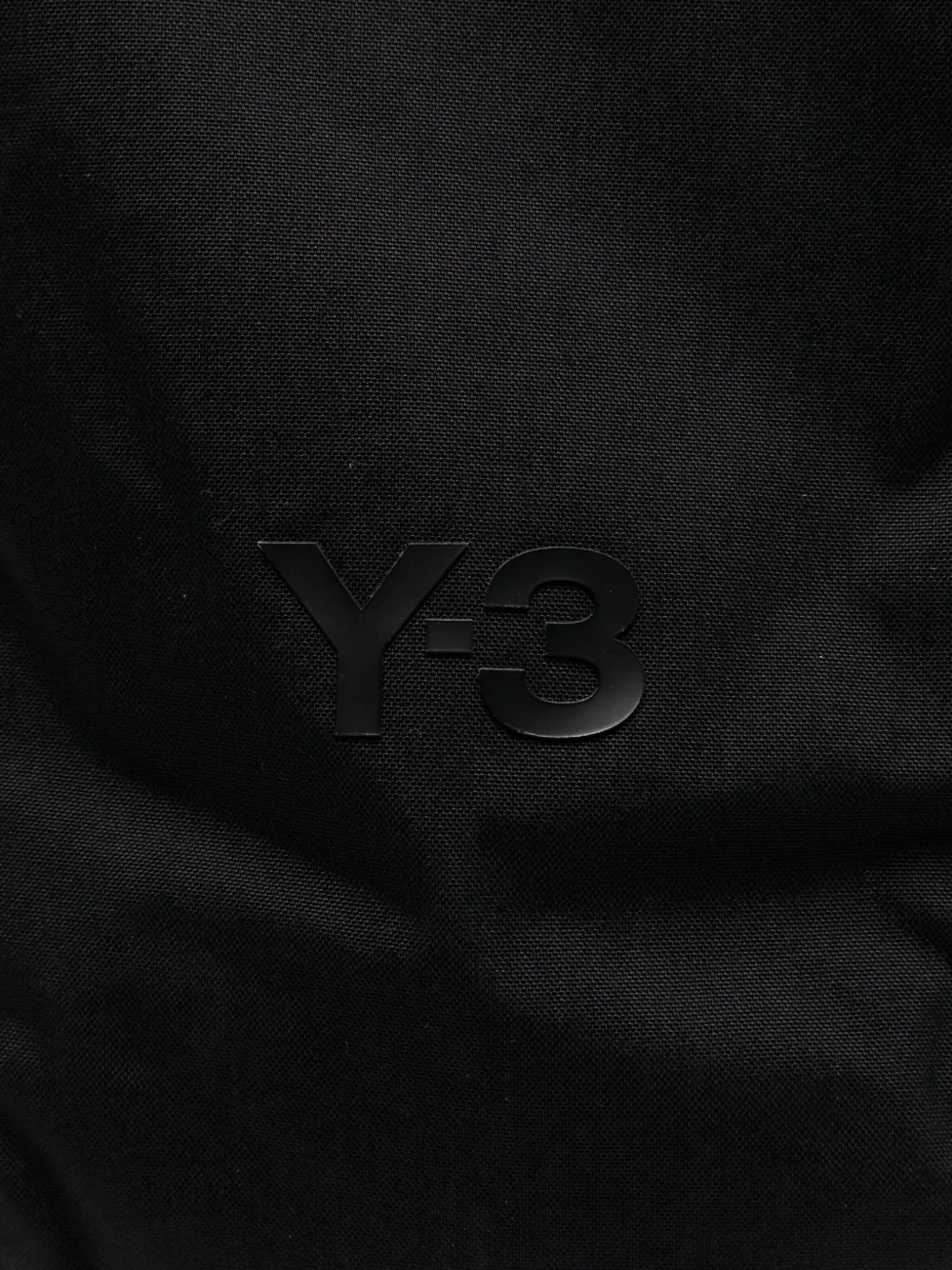 Y-3 Rugzak met logoplakkaat Zwart