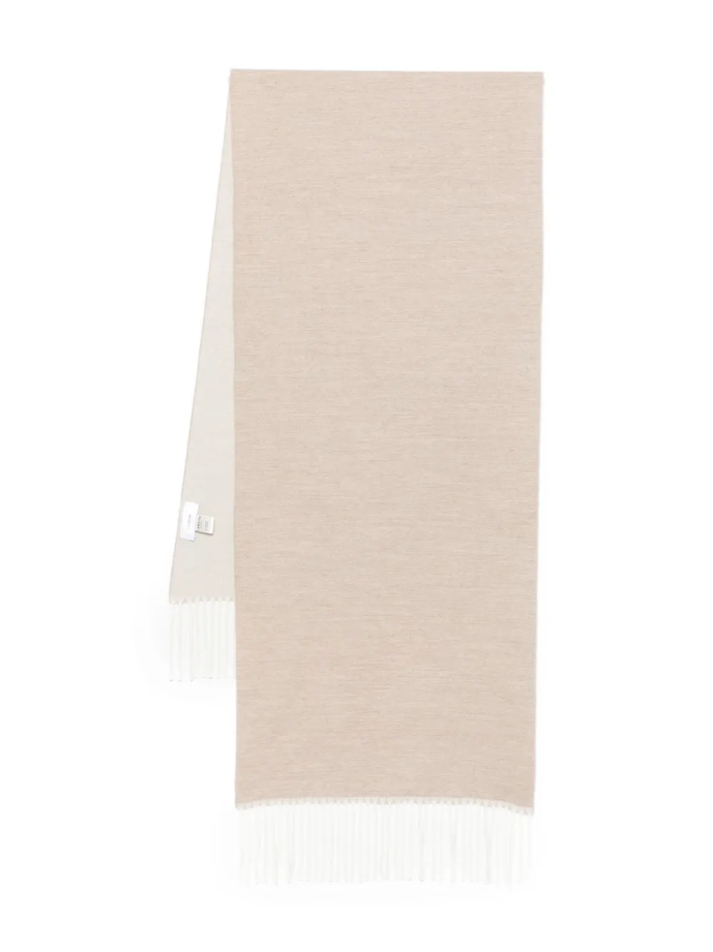 Lardini fringed wool scarf | Neutrals | Image 1