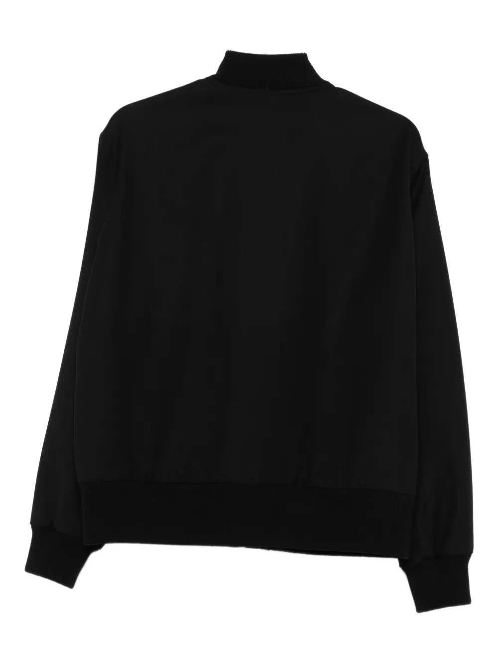 Lardini zip-front bomber jacket Zwart