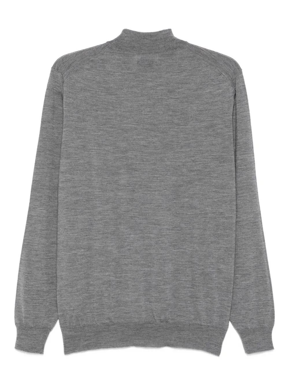 Lardini Wollen trui met opstaande hals Grijs