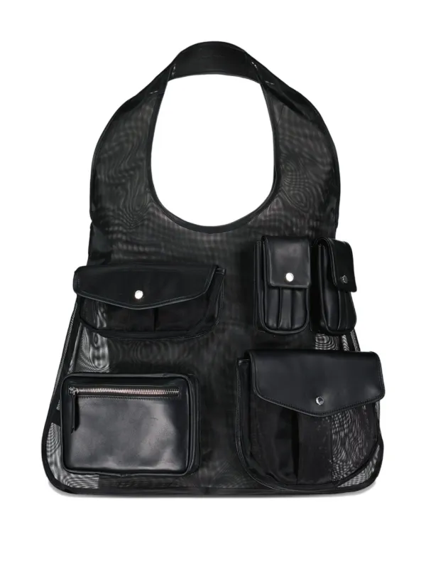 Simone Rocha Utility Pocket Vest Tote Bag | Black | FARFETCH