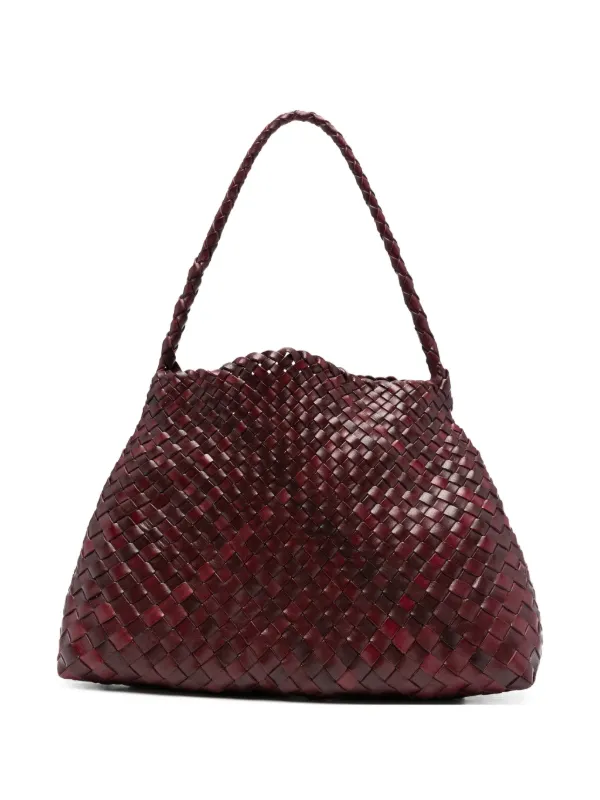 DRAGON DIFFUSION woven-leather Tote Bag Red FARFETCH PH