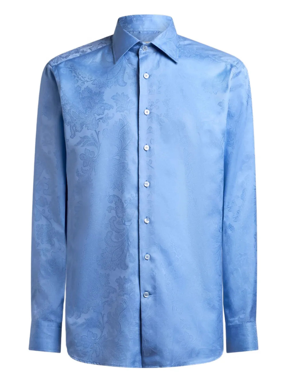jacquard floral shirt