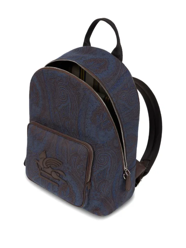 ETRO Essential ペイズリーバックパック | ブルー | FARFETCH JP