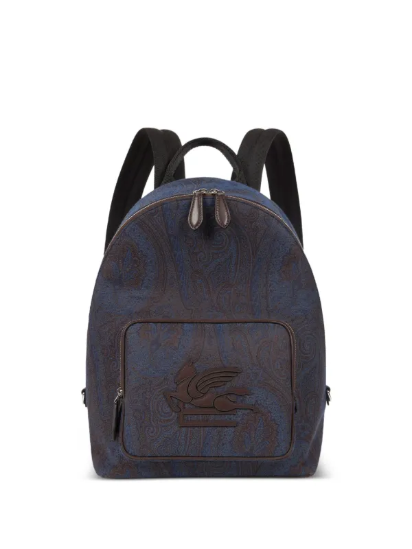 ETRO Essential ペイズリーバックパック | ブルー | FARFETCH JP