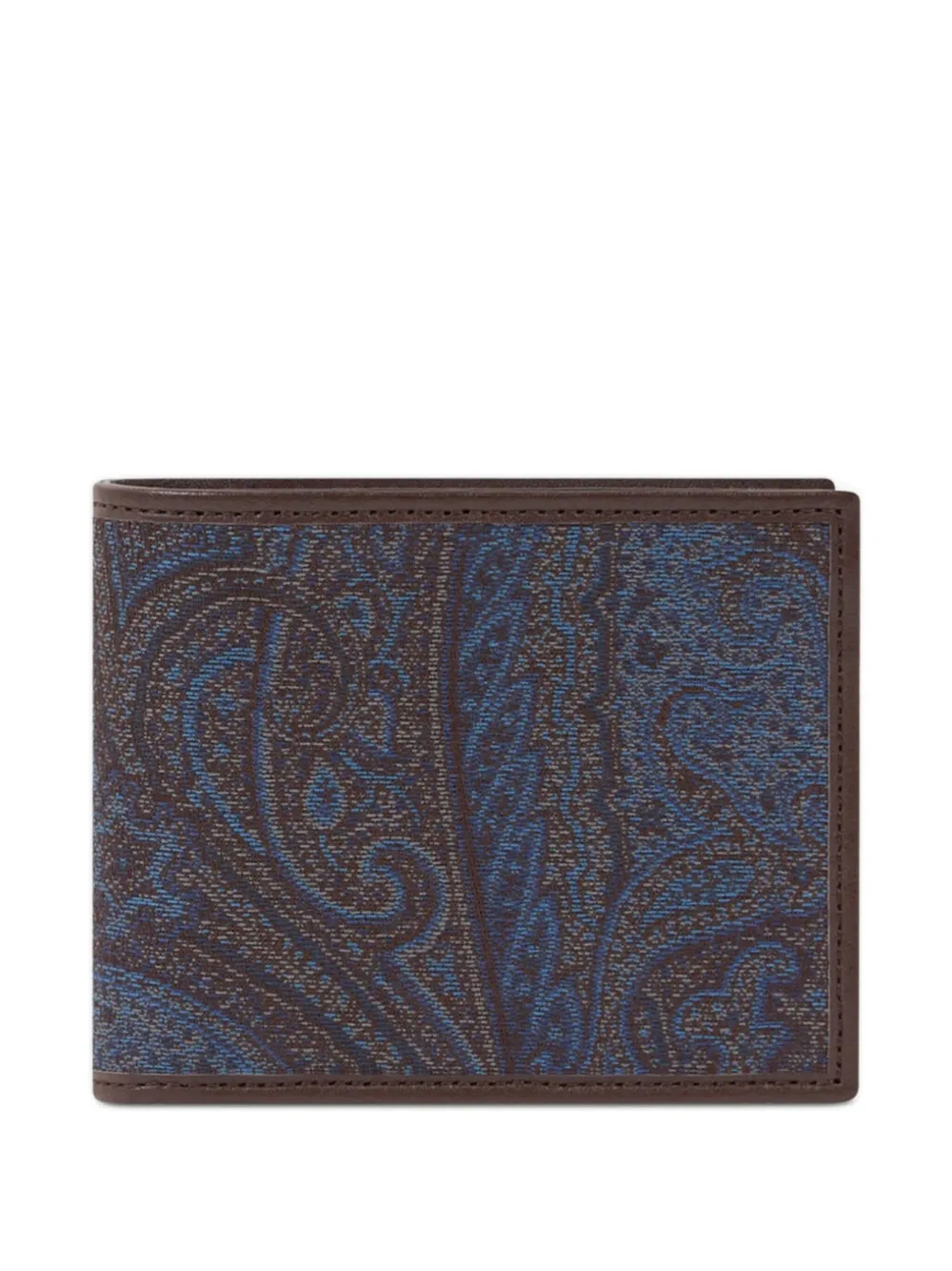 ETRO paisley jacquard wallet | Blue | Image 1