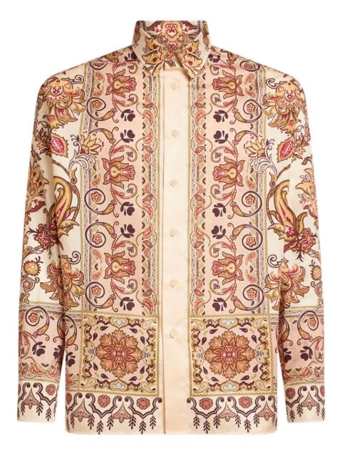 ETRO paisley-print cotton shirt