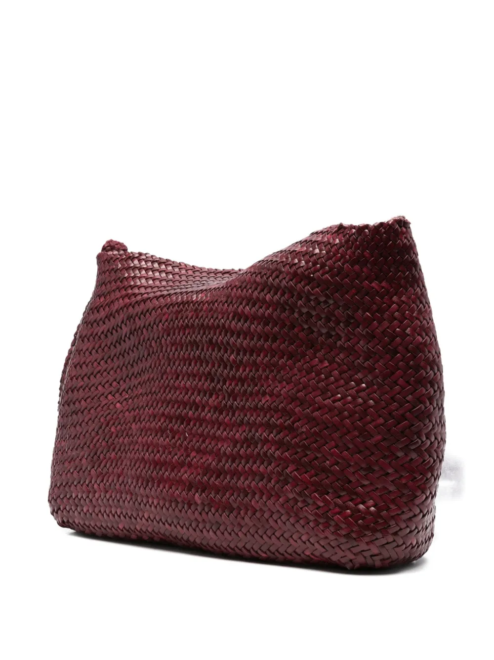 DRAGON DIFFUSION woven leather shoulder bag - Rood