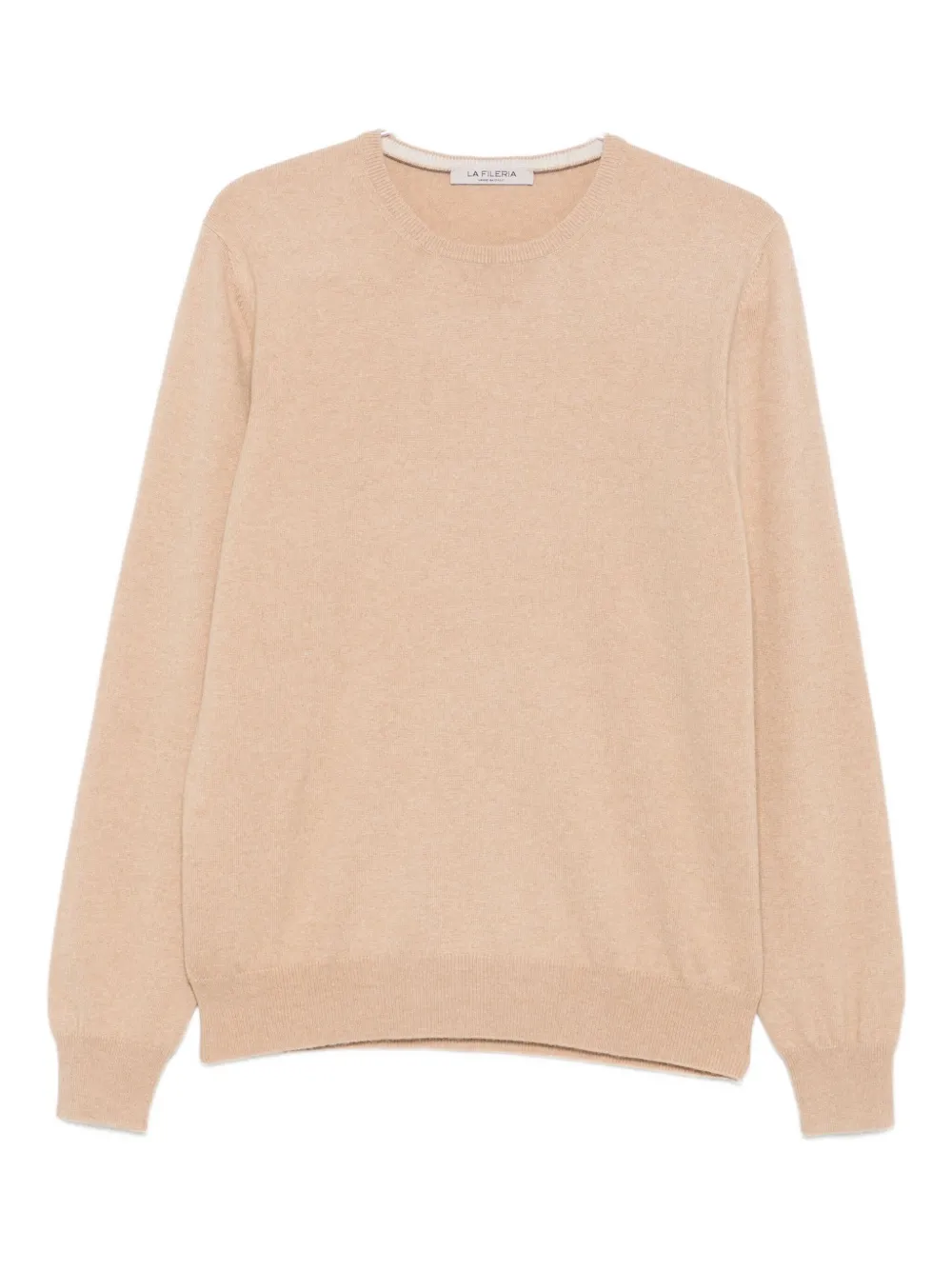 Fileria Crew-neck Cashmere Sweater In Neutral