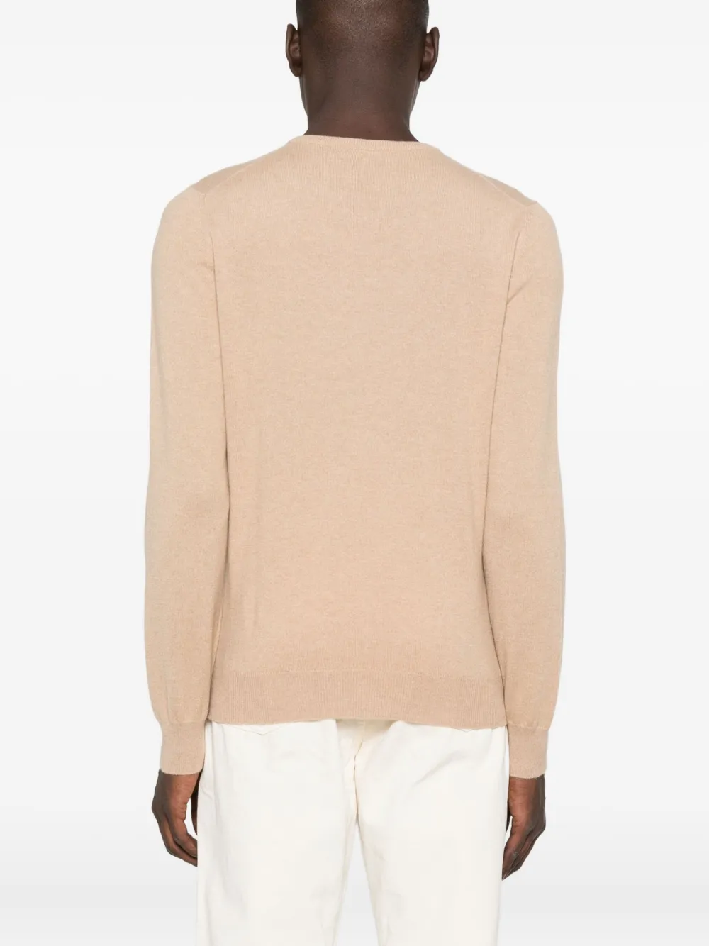 Fileria Crew-neck Cashmere Sweater In Neutral
